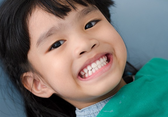 Child with healthy smile