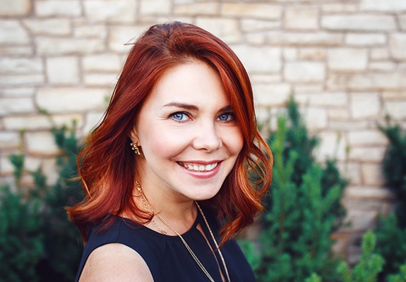 Woman with gorgeous smile