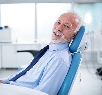 Man visiting dentist in Fanwood