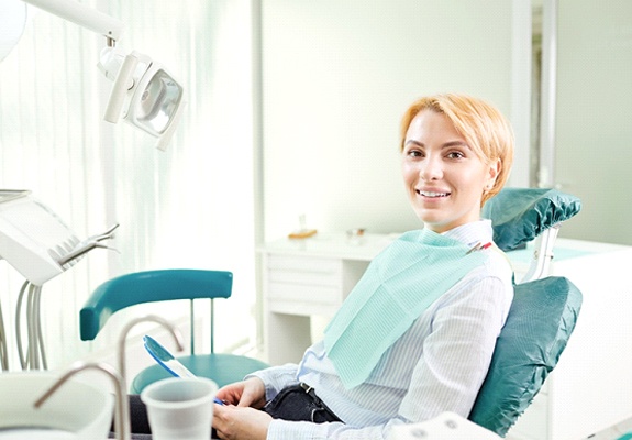 happy dental patient